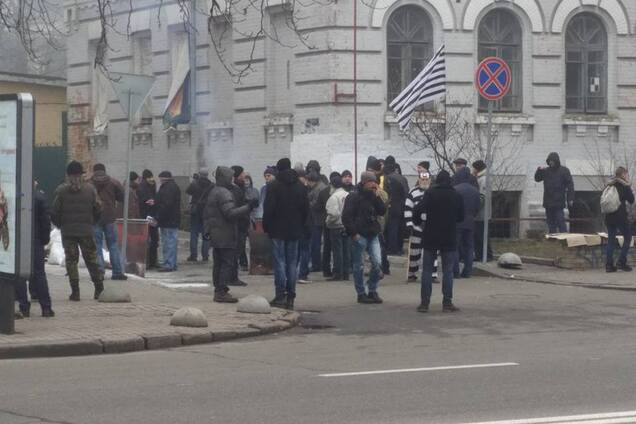 Митинг сторонников Саакашвили под СИЗО