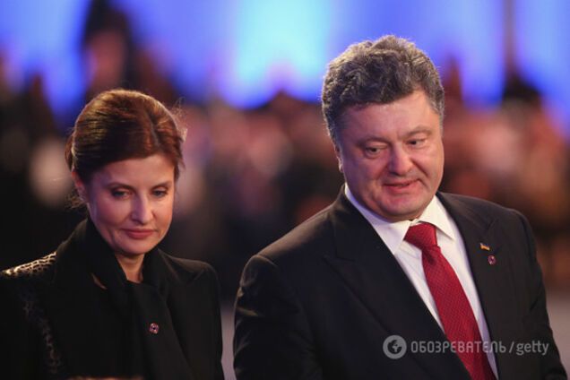 Марина и Петр Порошенко
