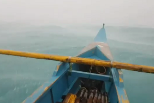 Кадр из видео Дмитрия Комарова