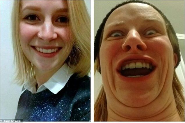 Смешные селфи девушек