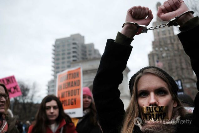 Протесты против Трампа