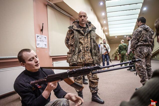 Захар Прилепин и террорист \'ДНР\'