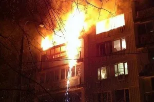 Пожар в квартире Вероники Яресько