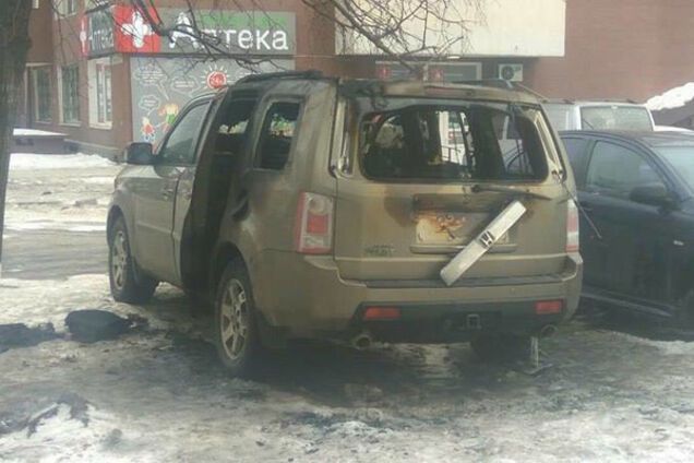 Сожгли авто