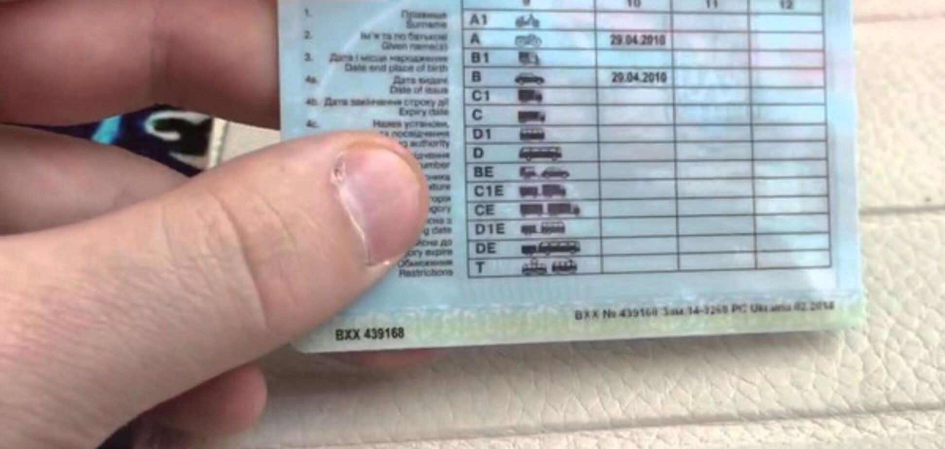 Водительские права