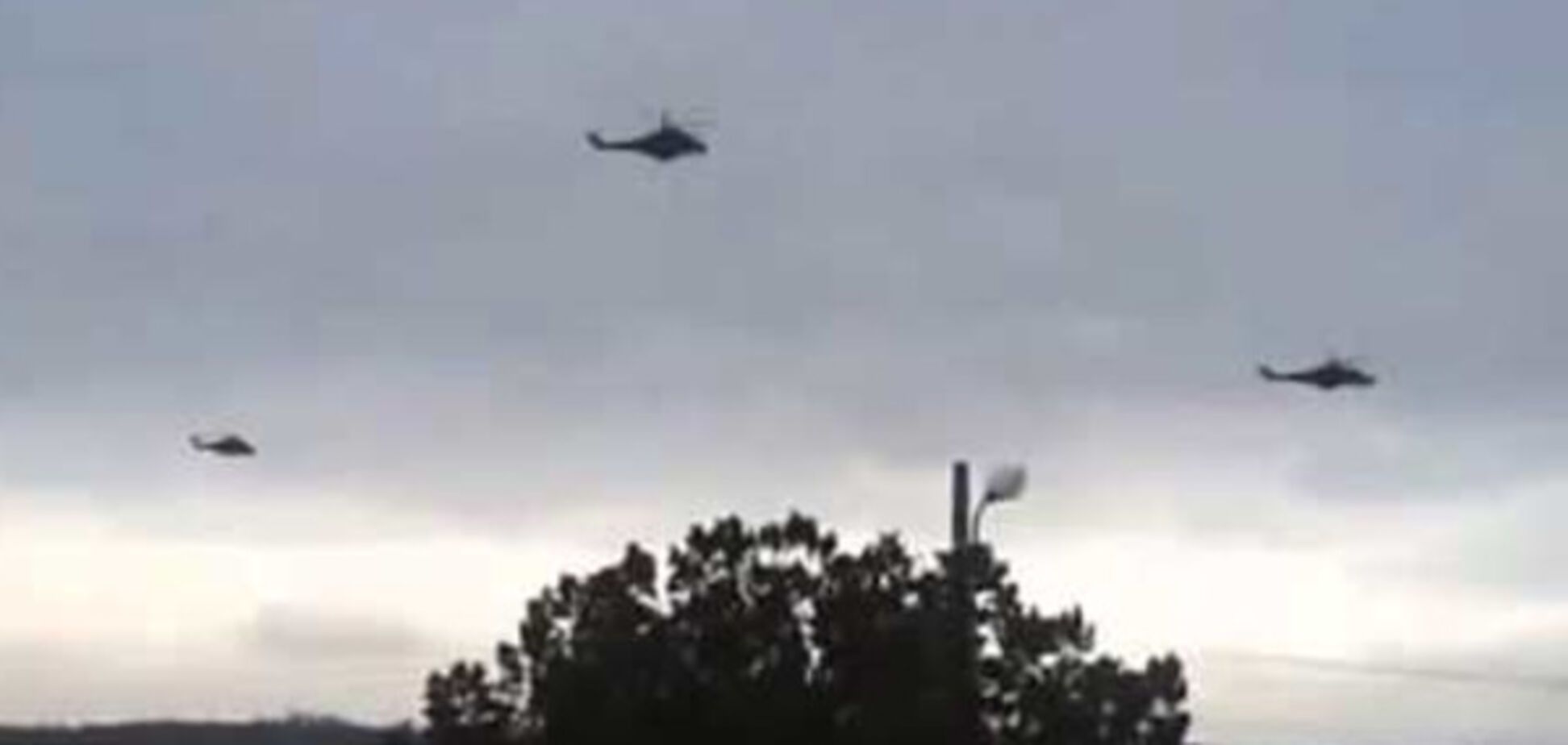 Российские вертолеты в Крыму