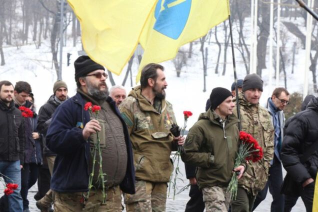 Почтение памяти Героев Небесной Сотни