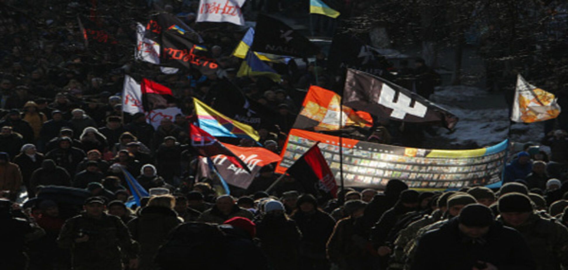 Столкновения в центре Киева