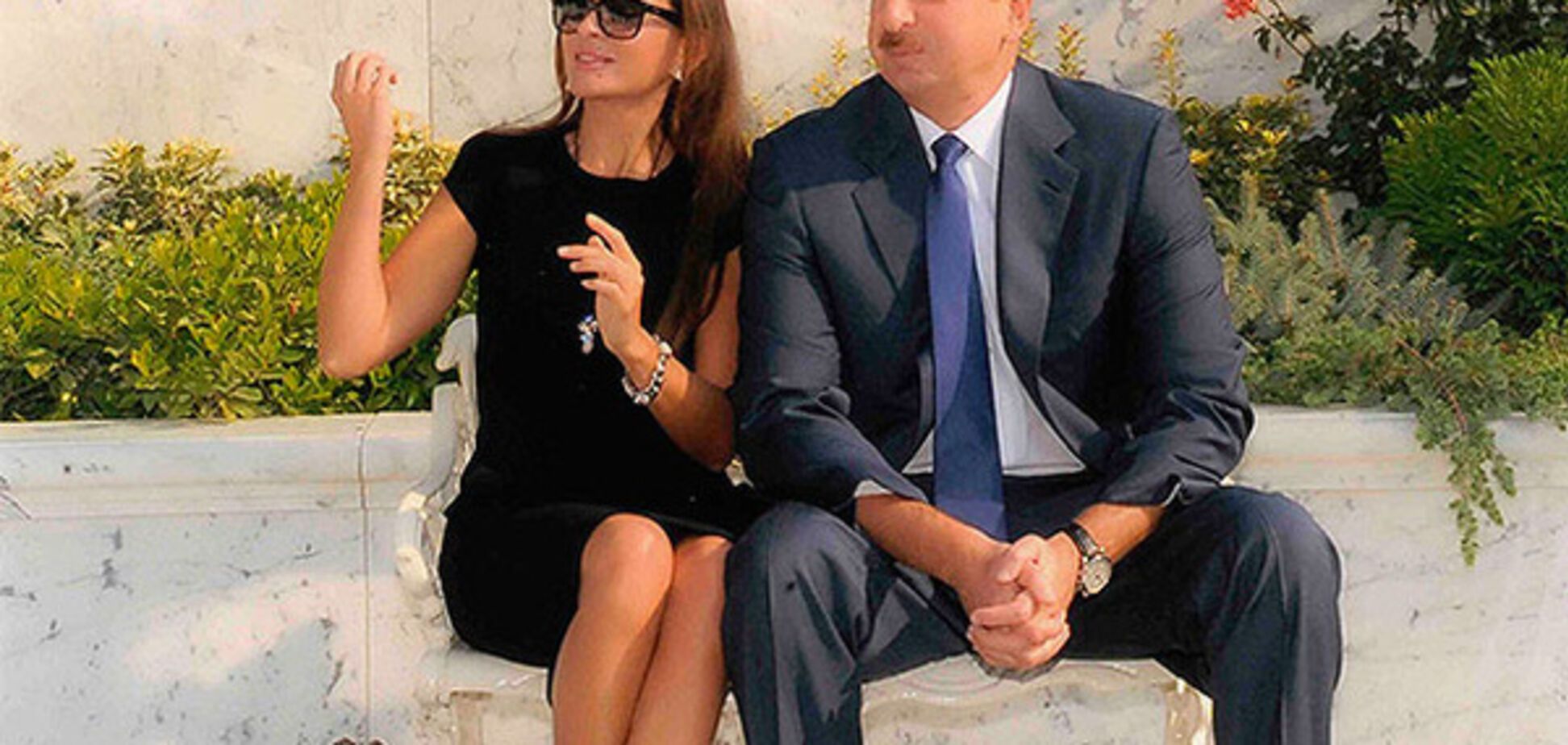 Ільхам Алієв з дружиною