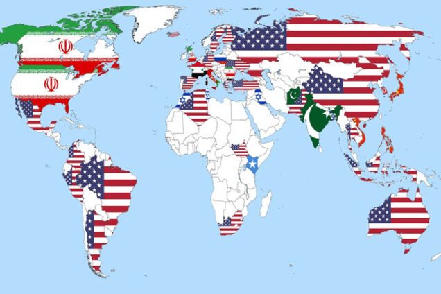 Соцсети взбудоражила карта самых опасных стран мира