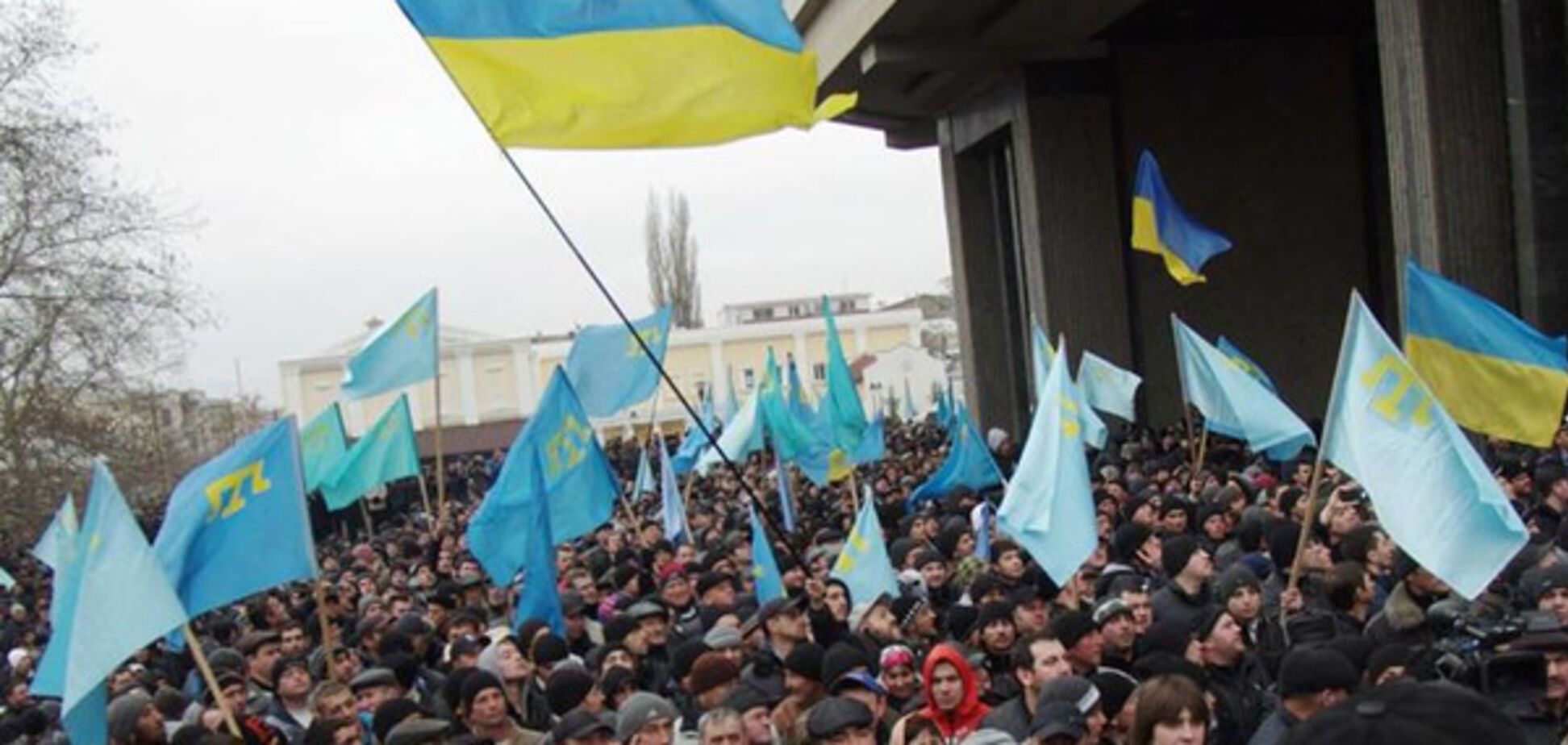 Проукраинские акции в Крыму