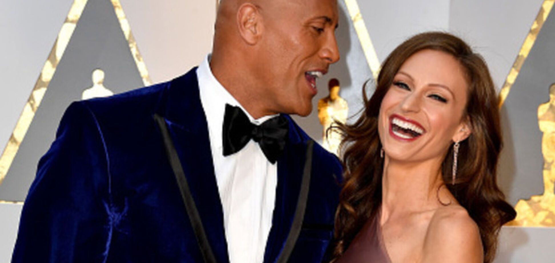 Дуэйн Джонсон и Лорен Хашиан