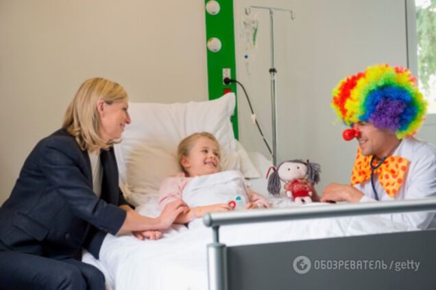 В самой известной детской больнице Украины появился врач-клоун
