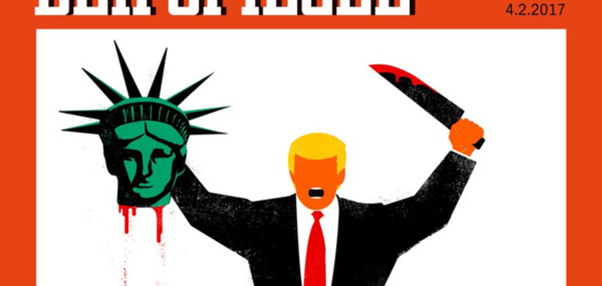Обложка Spiegel с Трампом