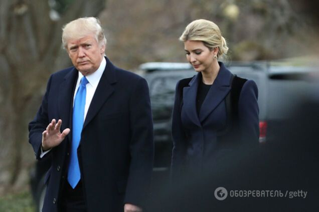 Дональд и Иванка Трамп