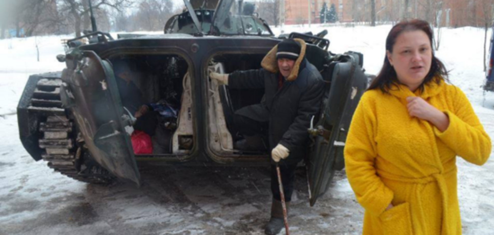 Эвакуация в Донецке