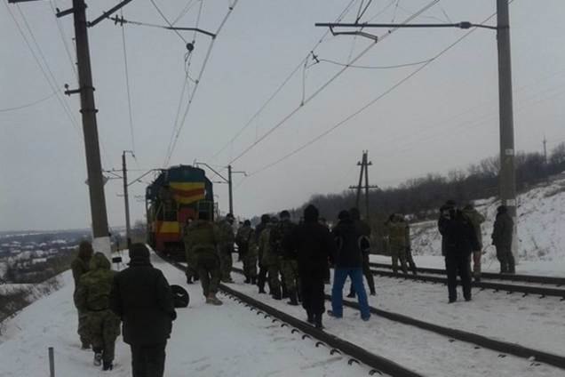 Иллюстрация. Блокада Донбасса