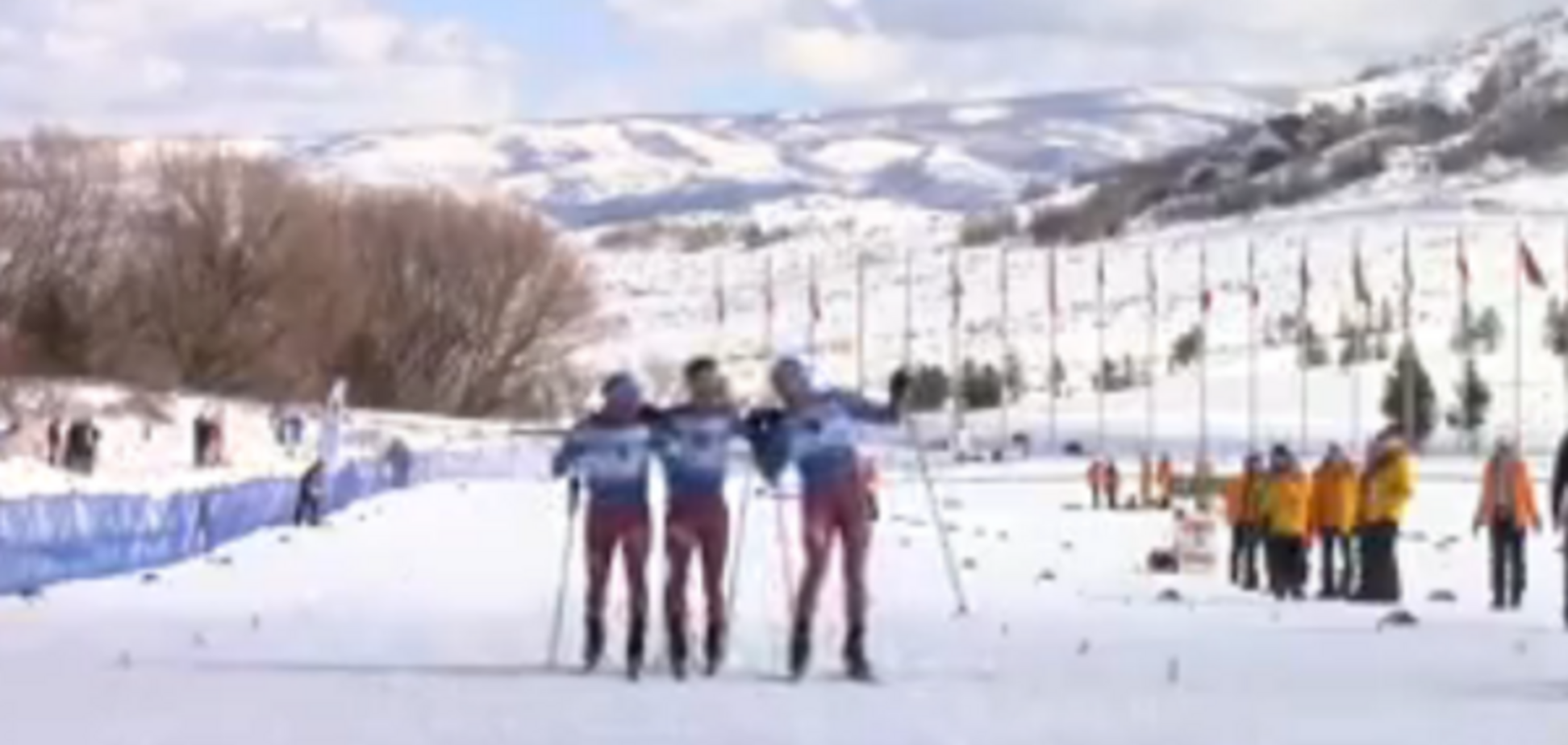 Российские лыжники