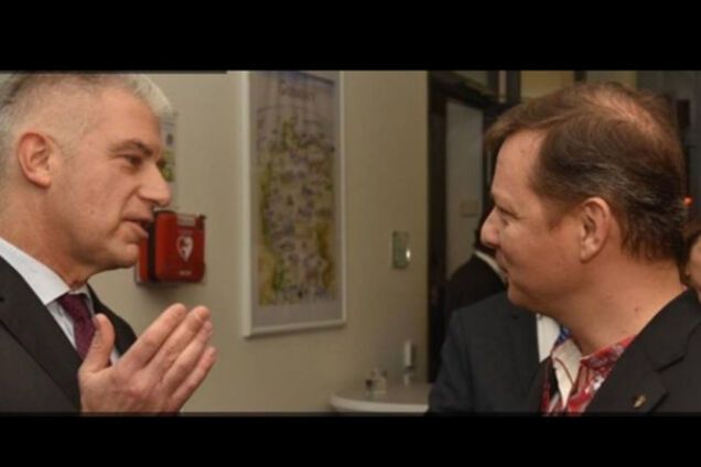 Эрнст Райхель и Олег Ляшко