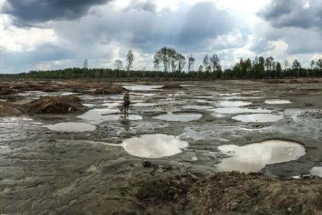 Незаконная добыча янтаря