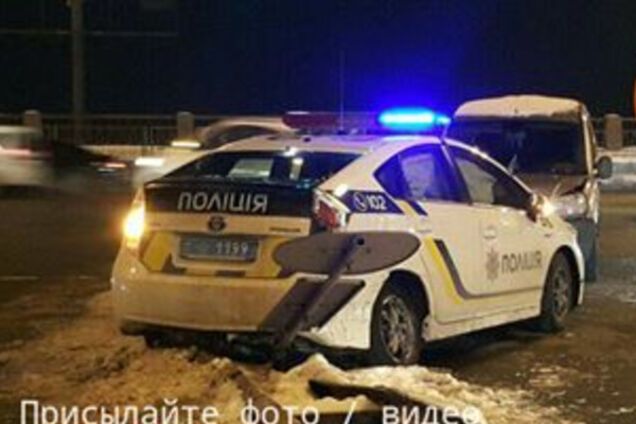 ДТП с полицейскими в Киеве