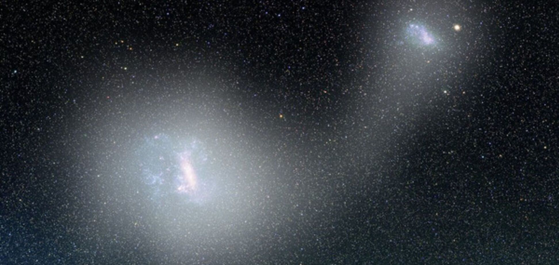 Галактический мост, соединяющий Большое и Малое Магеллановы Облака