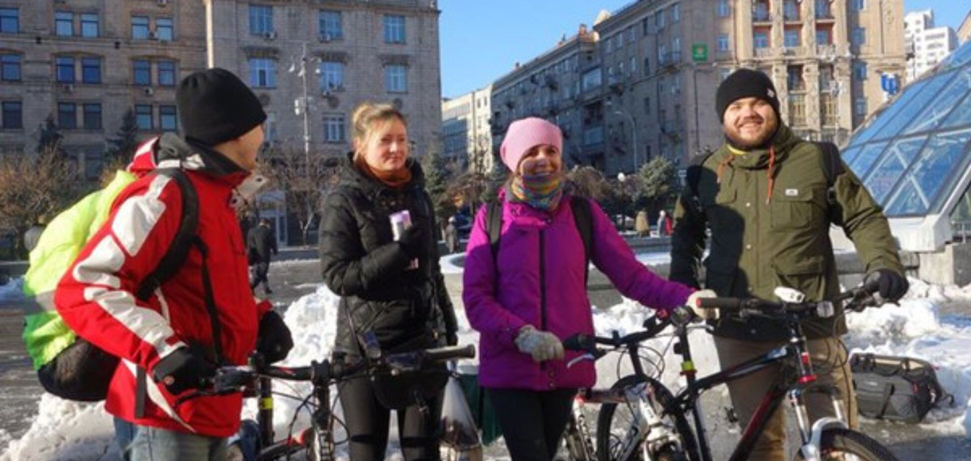 Как безопасно добраться на работу на велосипеде зимой: семь советов