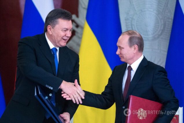 Янукович Путин