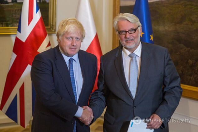 Борис Джонсон и Витольд Ващиковский