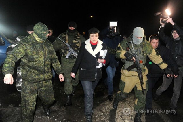 Савченко на Донбассе