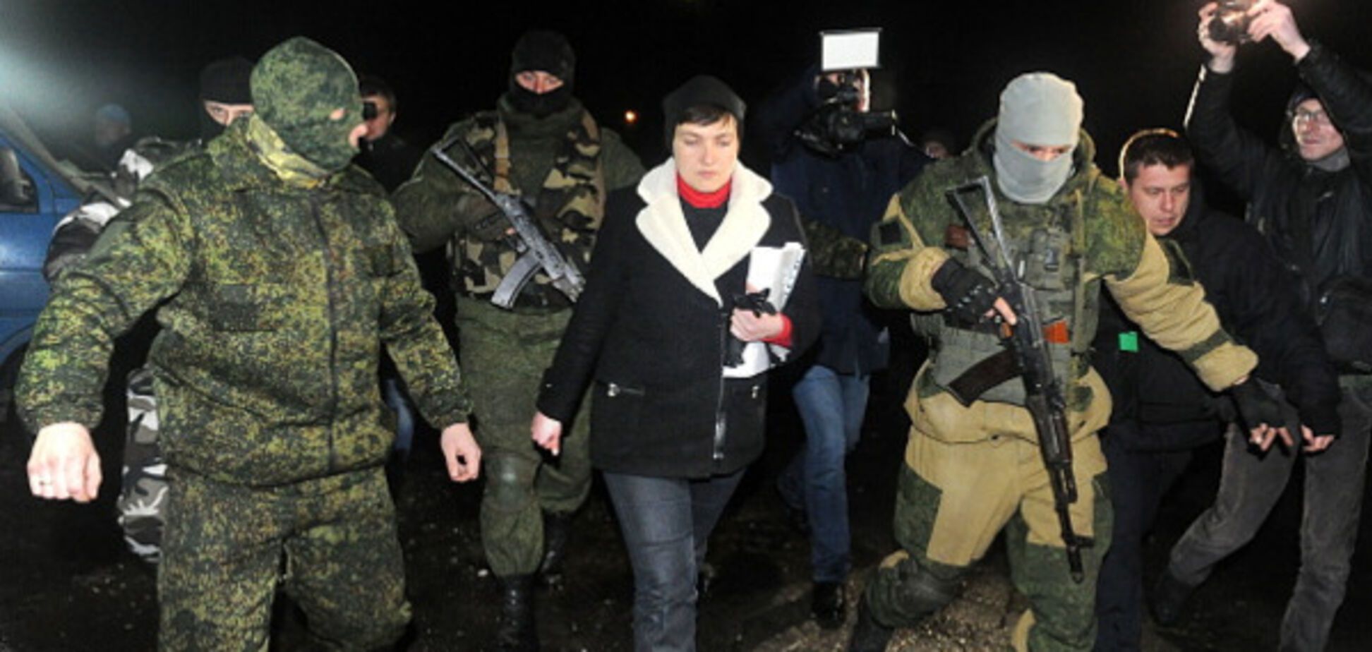 Савченко на Донбассе