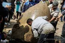 фрагменты статуи фараона Рамзеса II, Каир
