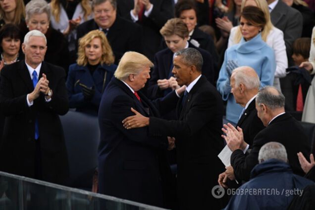 Барак Обама и Дональд Трамп