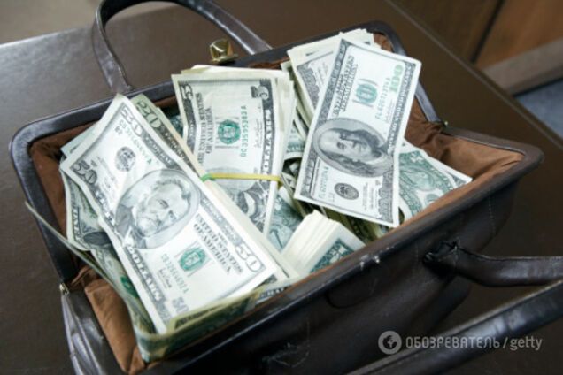 Сумка с деньгами