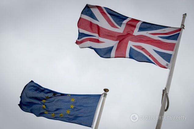 Флаги ЕС и Великобритании