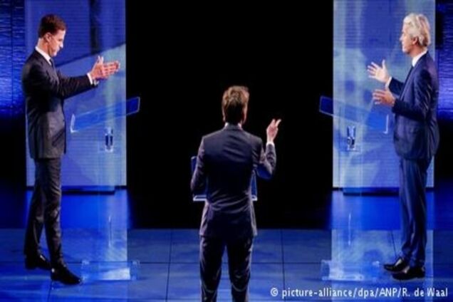 Нідерланди: за день до виборів партія Рютте випереджає правопопулістів Вілдерса