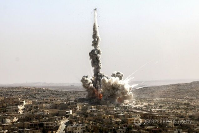 сирия бомбардировка