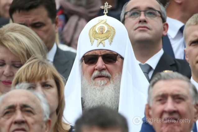 Патріарх Кирил темні окуляри