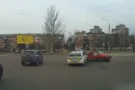 Машина полиции устроила жесткую аварию в Киеве: появилось видео ДТП
