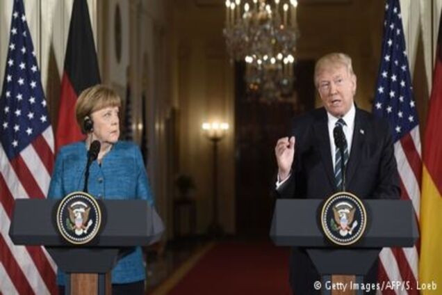 Трамп і Меркель виступають за мирне рішення для конфлікту в Україні