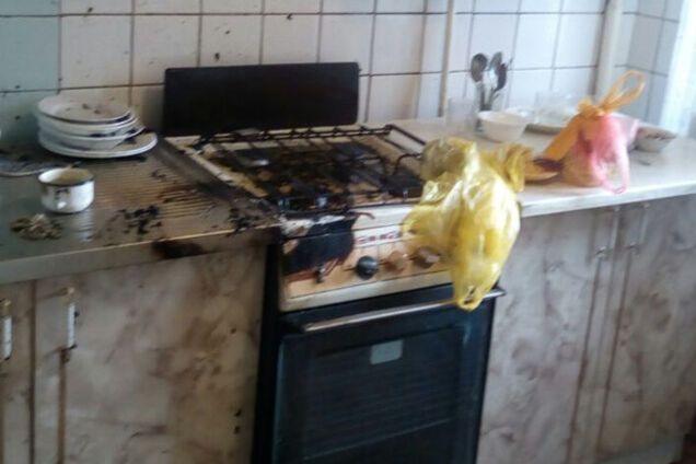 В Запорожье во время пожара погибла старушка