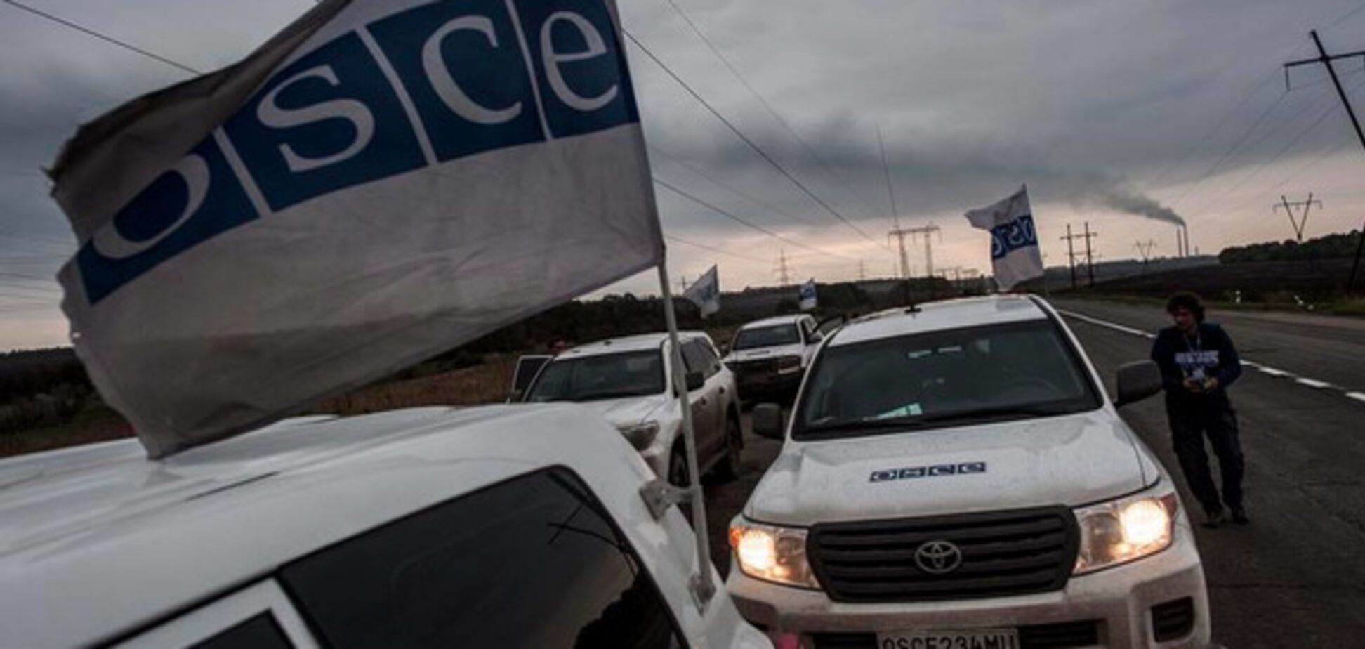 Миссия ОБСЕ на Донбассе попала под обстрел