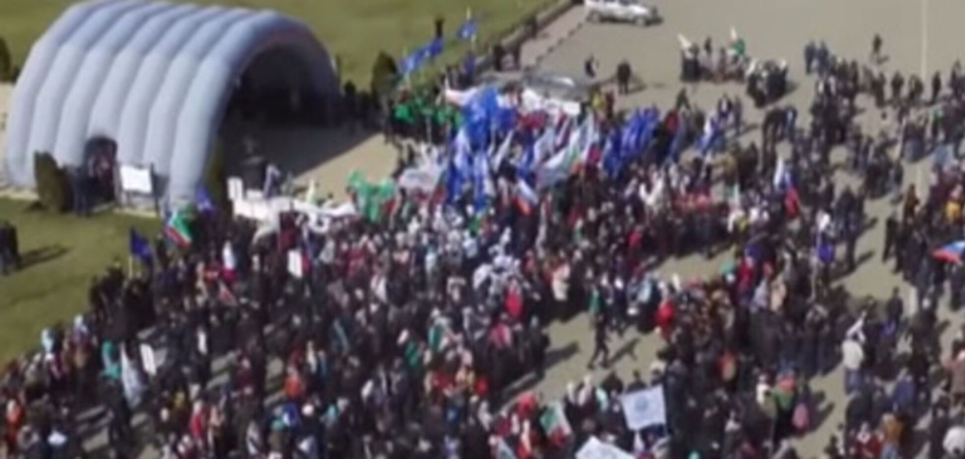 Митинг в Грозном