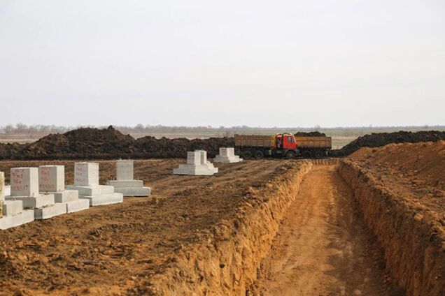 Строительство на полигоне