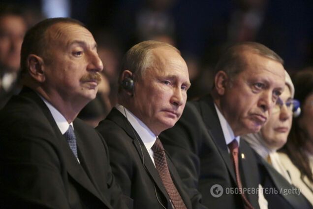 Алиев, Путин и Эрдоган