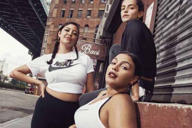 Девушки plus-size в рекламе Nike