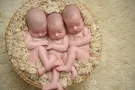 новорожденная тройня