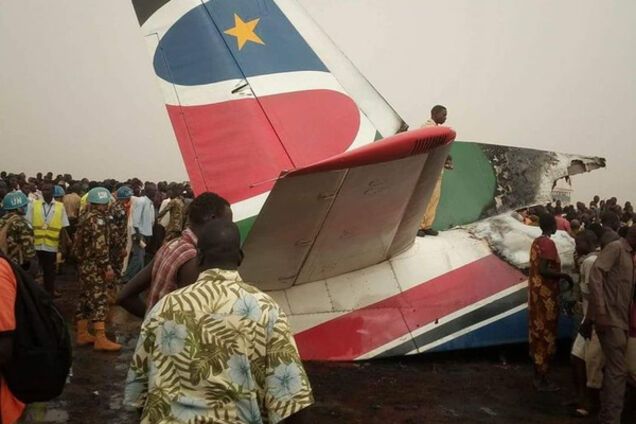 Крушение самолета в Южном Судане