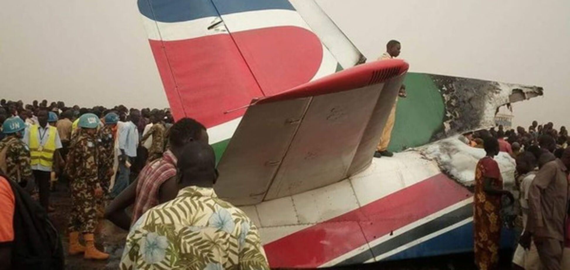 Крушение самолета в Южном Судане