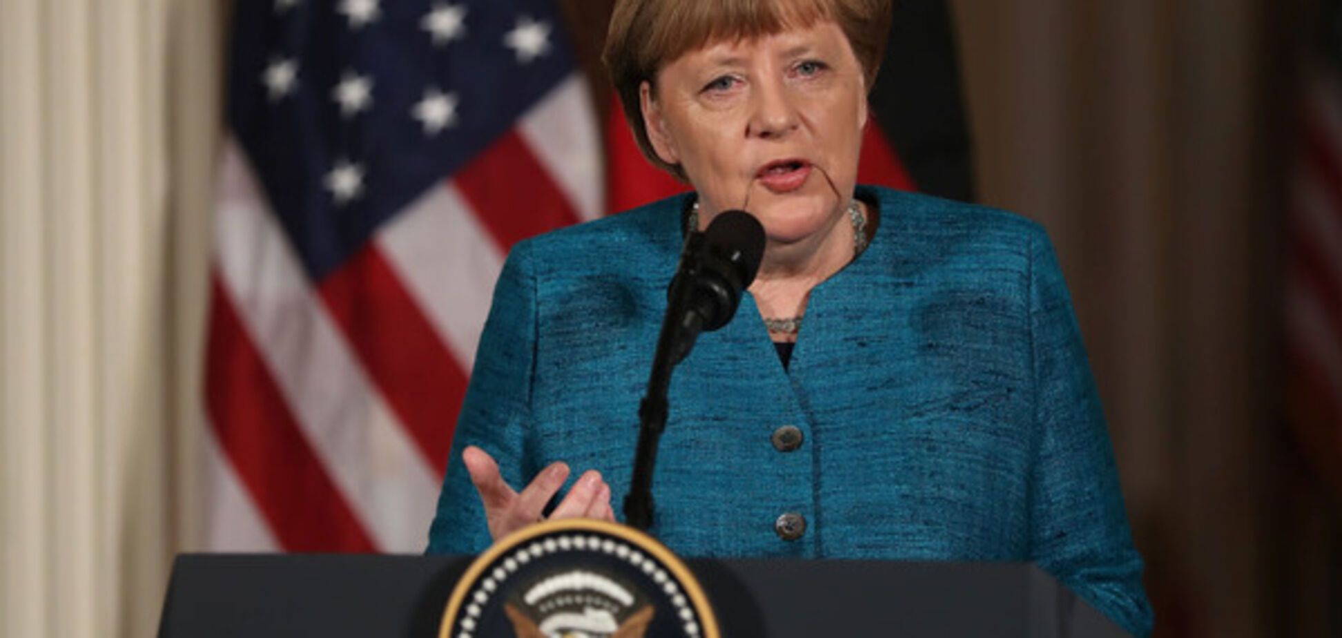 Ангела Меркель і Дональд Трамп